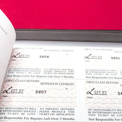 Duplicate Repair Book | 1000 Self-Duplicating Tickets | Jewellers' Essentials