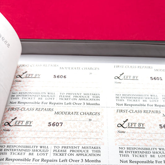 Duplicate Repair Book | 1000 Self-Duplicating Tickets | Jewellers' Essentials