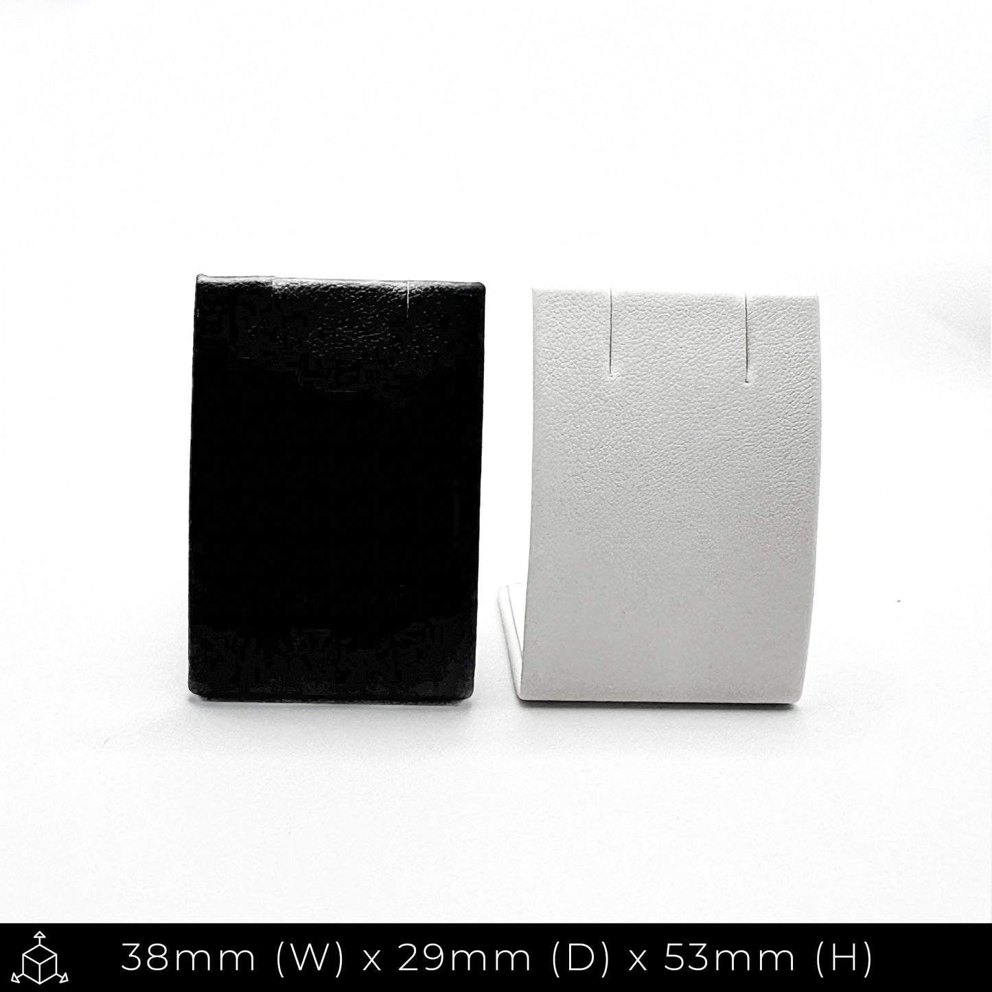 Square Earring / Pendant Display Stand | 4 Sizes of Black / White