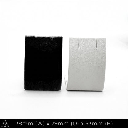 Square Earring / Pendant Display Stand | 4 Sizes of Black / White