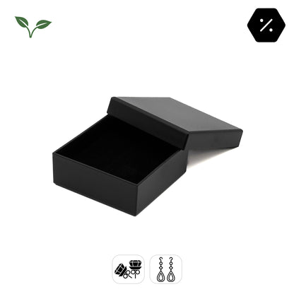 Earth | Compostable Bio-Plastic Drop Earring Box | Sustainable Gift Packaging (Pack of 100)