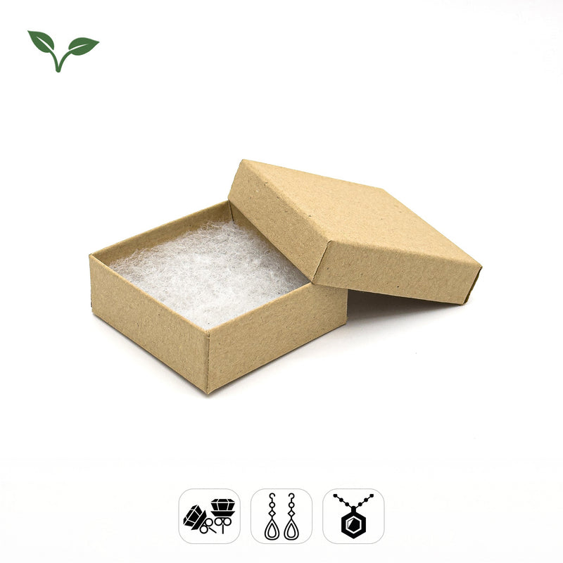 EcoBoard | Kraft Earring / Pendant Box (Pack of 50)