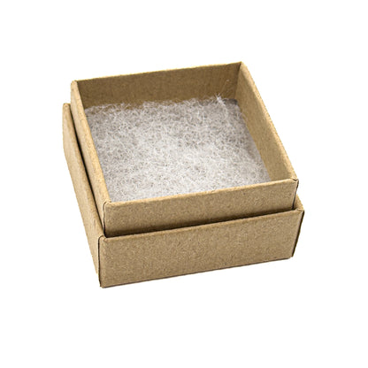 EcoBoard | Eco-Friendly Kraft Ring / Stud Earring Box (Pack of 50)