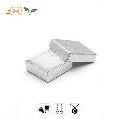 Textured Foil Silver Universal Postal Box (Pack of 100)