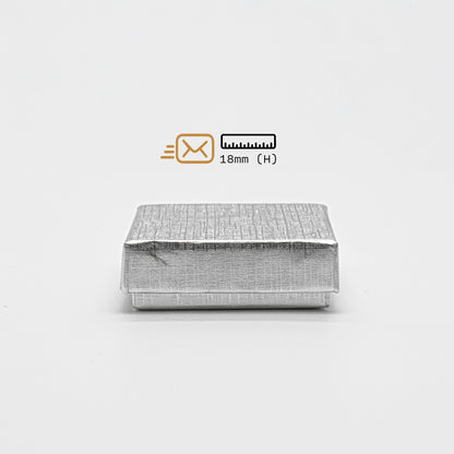 Textured Foil Silver Universal Postal Box (Pack of 100)