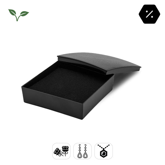 Futura | Eco-Plastic 80x80mm Universal Box, Innovative & Recyclable | Affordable Packaging (Pack of 50)