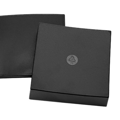 Futura | Eco-Plastic 80x80mm Universal Box, Innovative & Recyclable | Affordable Packaging (Pack of 50)