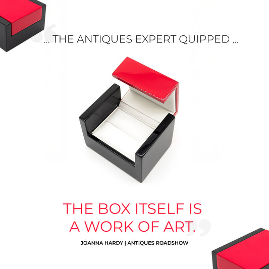 Geneva Range | Antiques Roadshow Feature | Art Deco Red / Black Gloss Hardwood Cases