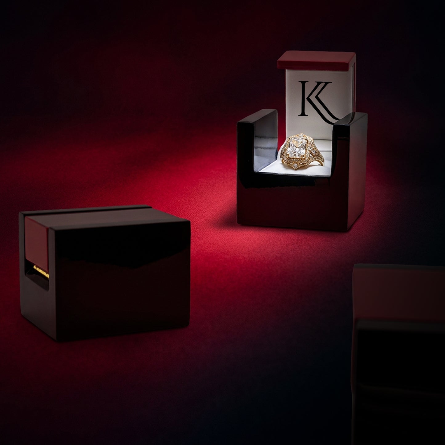 Geneva Range | Antiques Roadshow Feature | Art Deco Red / Black Gloss Hardwood Cases