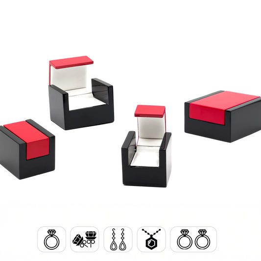 Geneva Range | Antiques Roadshow Feature | Art Deco Red / Black Gloss Hardwood Cases