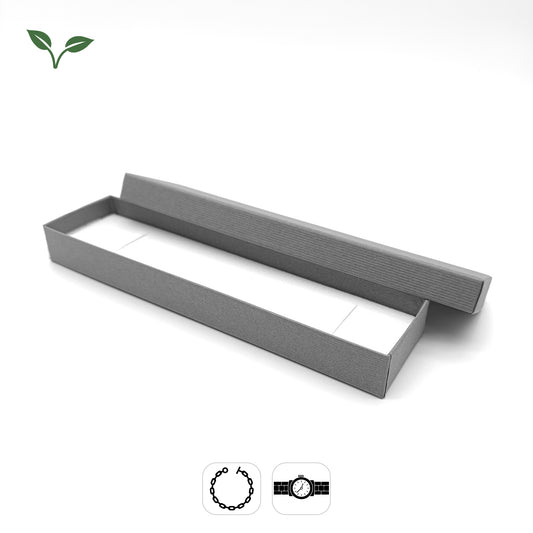 Legacy | Grey Ribbed Bracelet Box (Pack of 30)