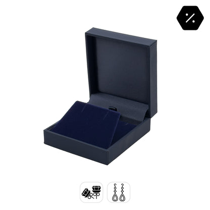 Harmony Plus | Elegant Soft-Touch Drop Earring / Pendant Case | Affordable Packaging (Pack of 12)