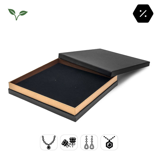 Havana Collar / Universal | 180x175×29mm Eco Shoulder Box in Antique Gold & Space Grey (Pack of 6)