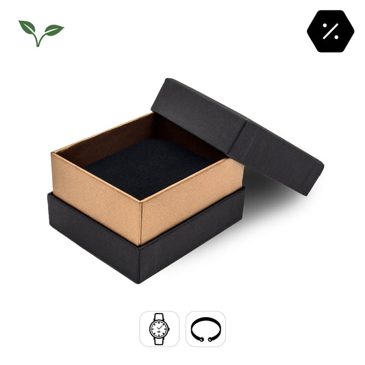 Havana Watch / Bangle | Eco Shoulder Box in Antique Gold & Space Grey (Pack of 24)