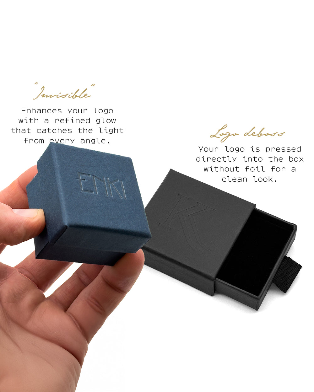 Logo Deboss / "Invisible" Foil