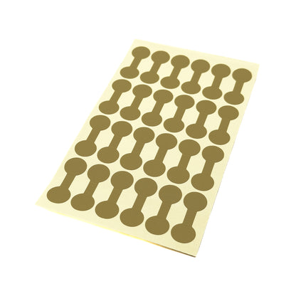 Dumbbell-Shaped Self-Adhesive Pricing Labels | Jewellers' Essentials (Pack of 144)