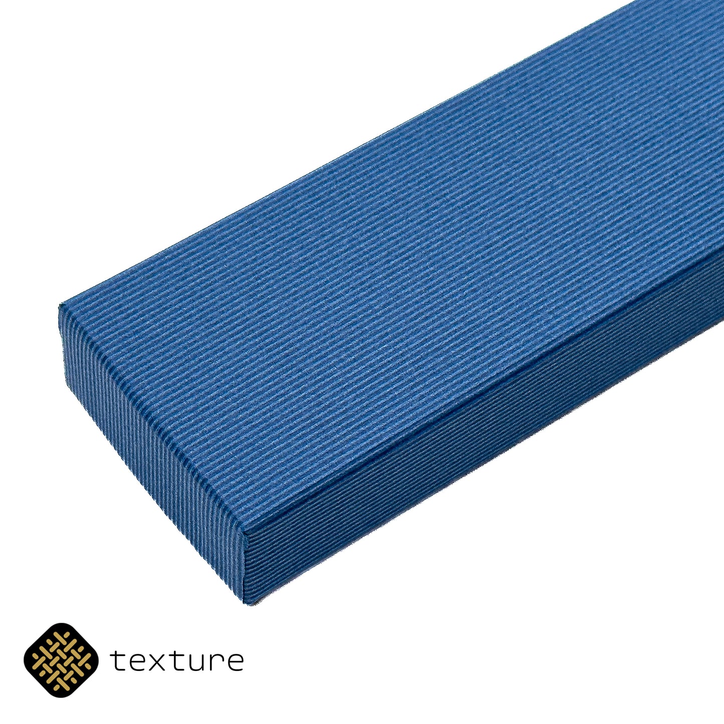 Legacy | Eco-Friendly Blue Ribbed Bracelet / Watch Box (Pack of 30)