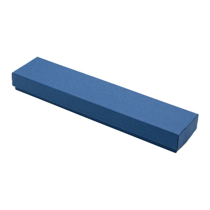 Legacy | Eco-Friendly Blue Ribbed Bracelet / Watch Box (Pack of 30)