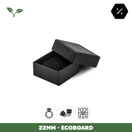 45x45x22mm Lima EcoBoard |Small Universal Jewellery & Gift Box | Sustainable Packaging (Pack of 100)