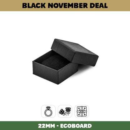 45x45x22mm Lima EcoBoard |Small Universal Jewellery & Gift Box | Sustainable Packaging (Pack of 100)