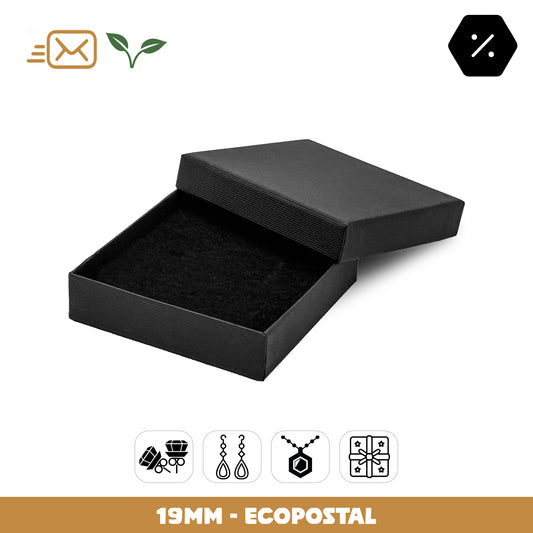 85x85x19mm Lima EcoPostal | Large Universal Jewellery & Gift Box | Letterbox-Friendly Packaging (Pack of 50)