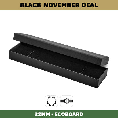 210x50x22mm Lima EcoBoard | Bracelet / Thin Watch Box | Sustainable Packaging (Pack of 20)