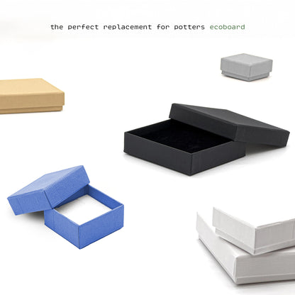 Lima EcoBoard | 22mm Ribbed Paperboard Universal Box, 40x40mm (Pack of 100)