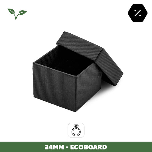 43x43x34mm Lima EcoBoard | Ring Box | Sustainable Packaging (Pack of 50)