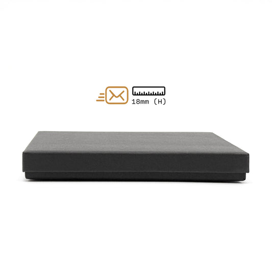 Lyon Postal | Matt Black Eco-Postal Universal Gift Set Box 150x150x18mm (Pack of 30)