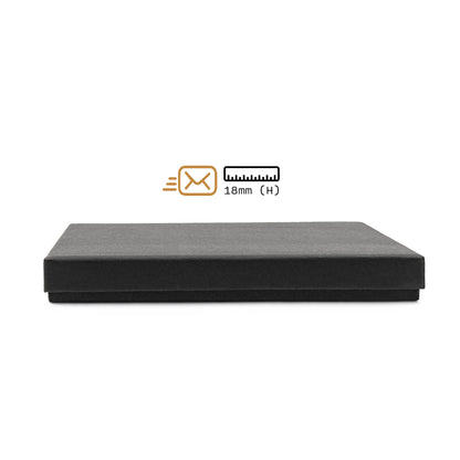 Lyon Postal | Matt Black Eco-Postal Universal Gift Set Box 150x150x18mm (Pack of 30)