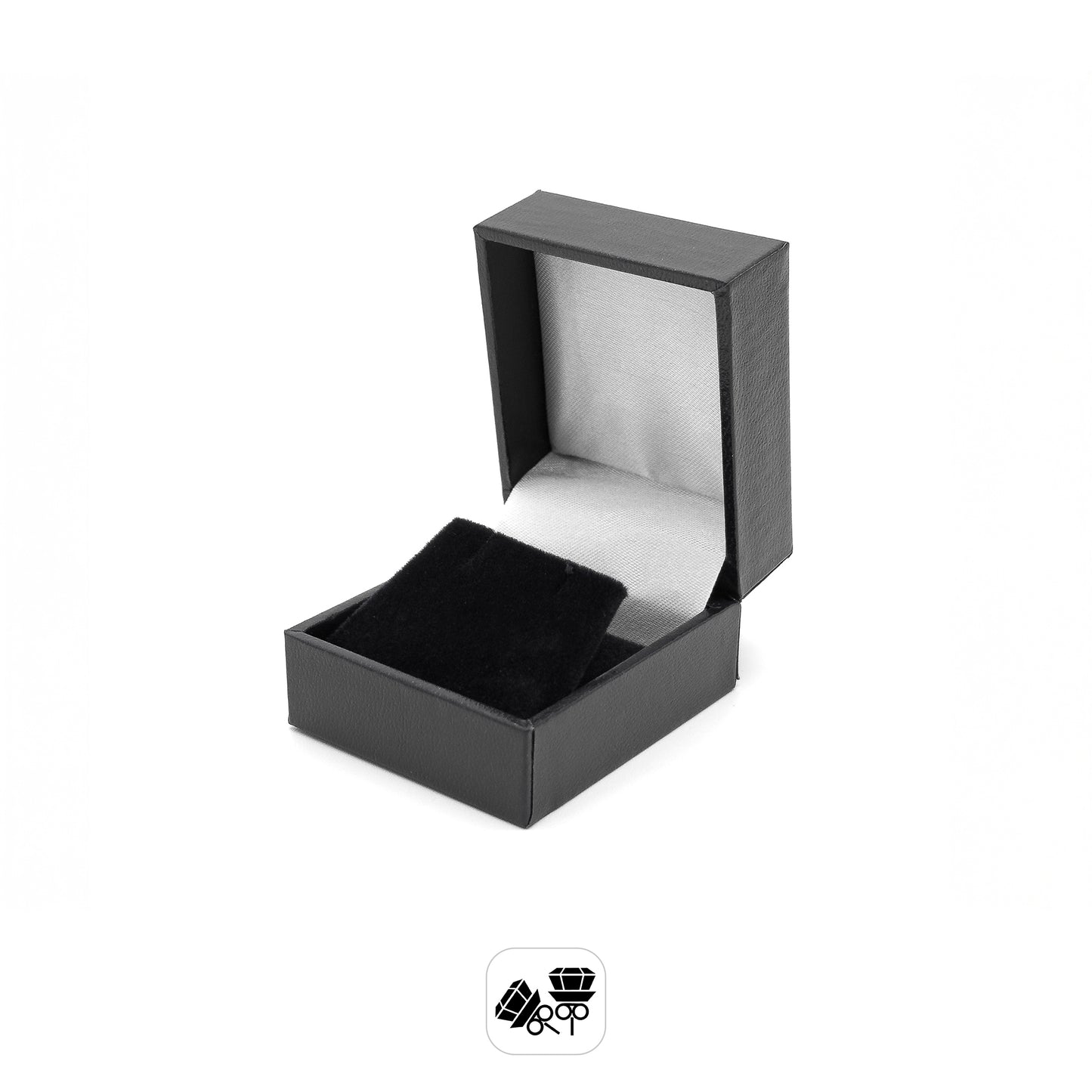 Marham | Classic Plain Leatherette Stud Earring Case (Pack of 12)