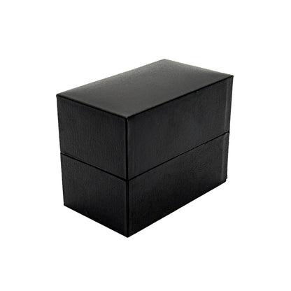 Marham Plus Flip Bangle | Traditional Black Leatherette Case with Velveteen Interior (Pack of 10)