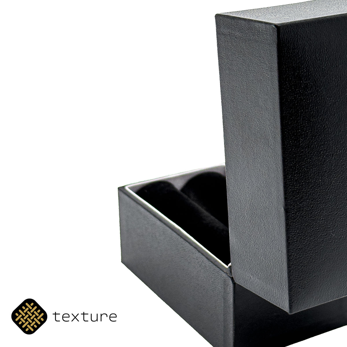 Marham Plus Flip Bangle | Traditional Black Leatherette Case with Velveteen Interior (Pack of 10)