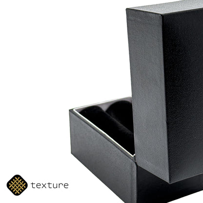 Marham Plus Flip Bangle | Traditional Black Leatherette Case with Velveteen Interior (Pack of 10)