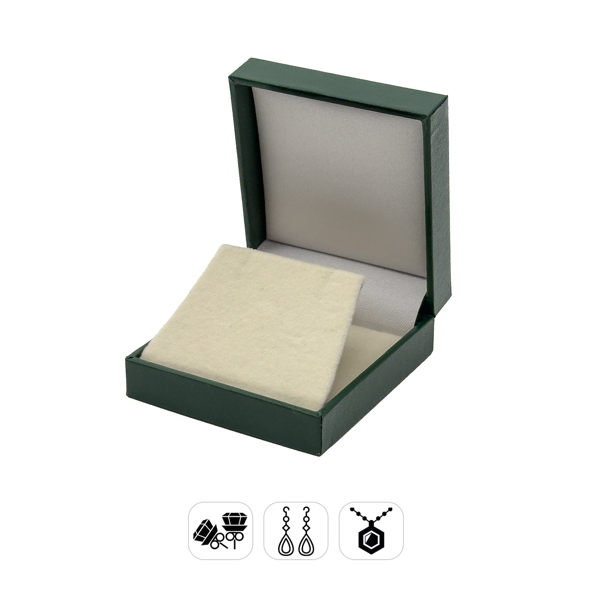 Vintage Green / Cream Leatherette Cases for Traditional Jewellery | 15% Marham Classic Range