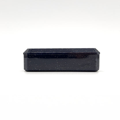 Sparkle | Glittered Small Plastic Universal Box, 40x40mm (Pack of 96)