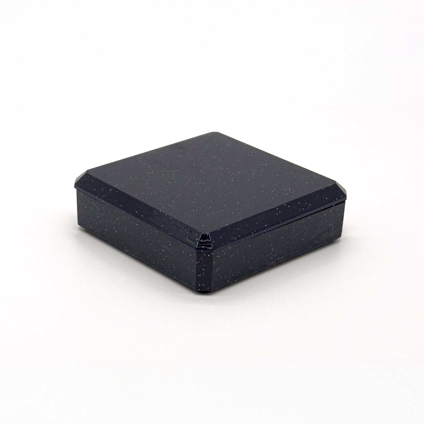 Sparkle | Glittered Small Plastic Universal Box, 40x40mm (Pack of 96)