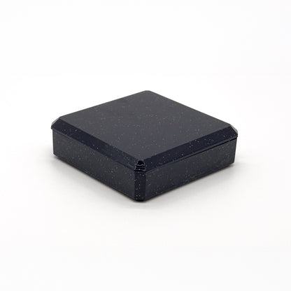 Sparkle | Glittered Small Plastic Universal Box, 40x40mm (Pack of 96)