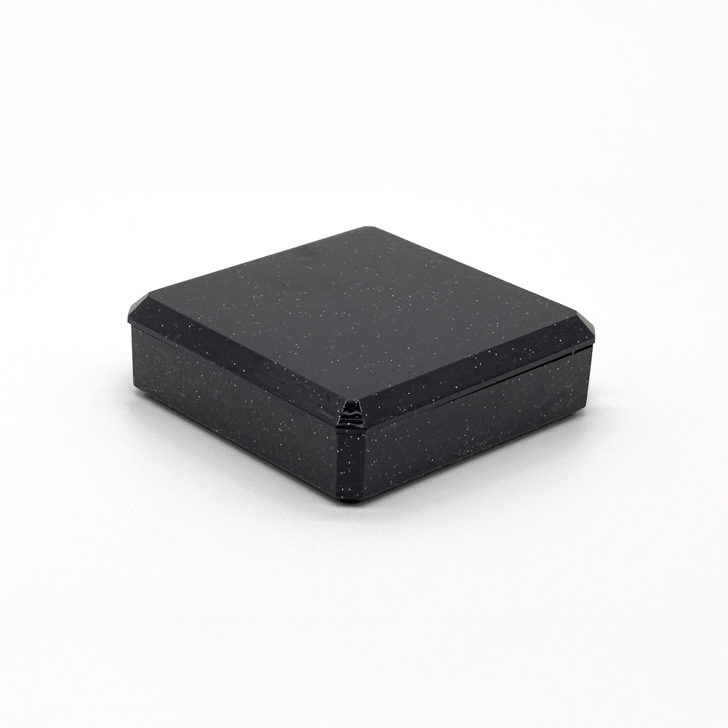 Sparkle | Glittered Small Plastic Universal Box, 40x40mm (Pack of 96)