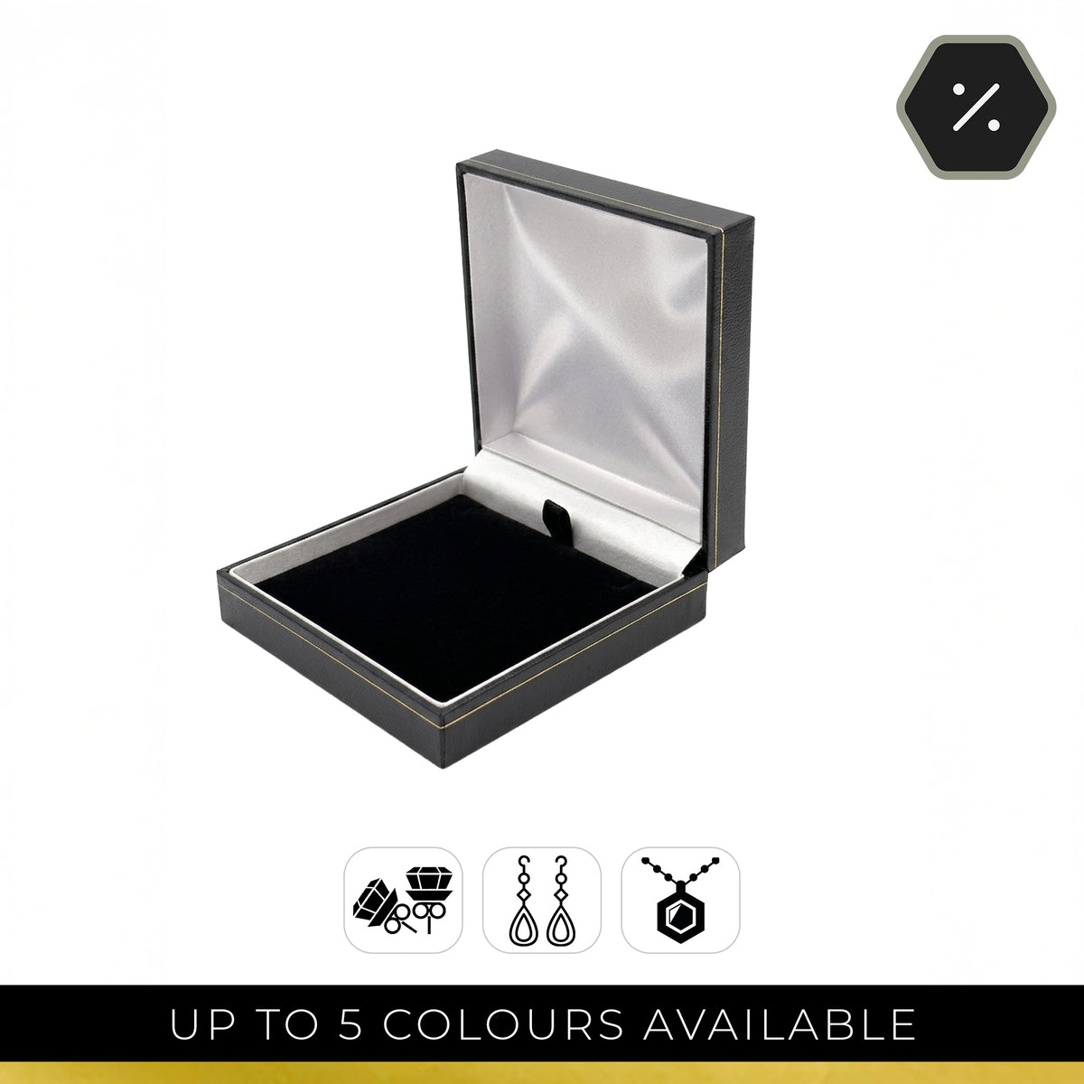 Milano Gold | Leatherette Universal Case - Gold Profiling (Pack of 12)