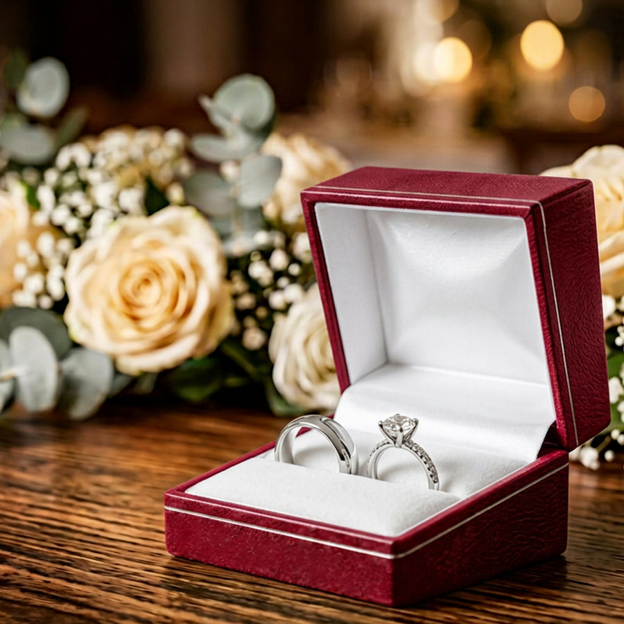 Red Milano Double Ring
