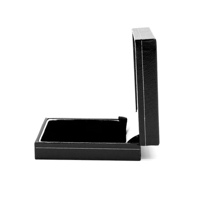Milano Silver | Leatherette Mini Pendant Case - Silver Profiling (Pack of 12)