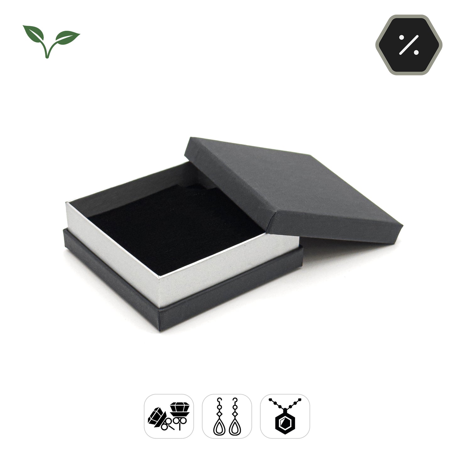 Modern | Two-Piece Eco Universal Box, 80x80mm (Pack of 30)