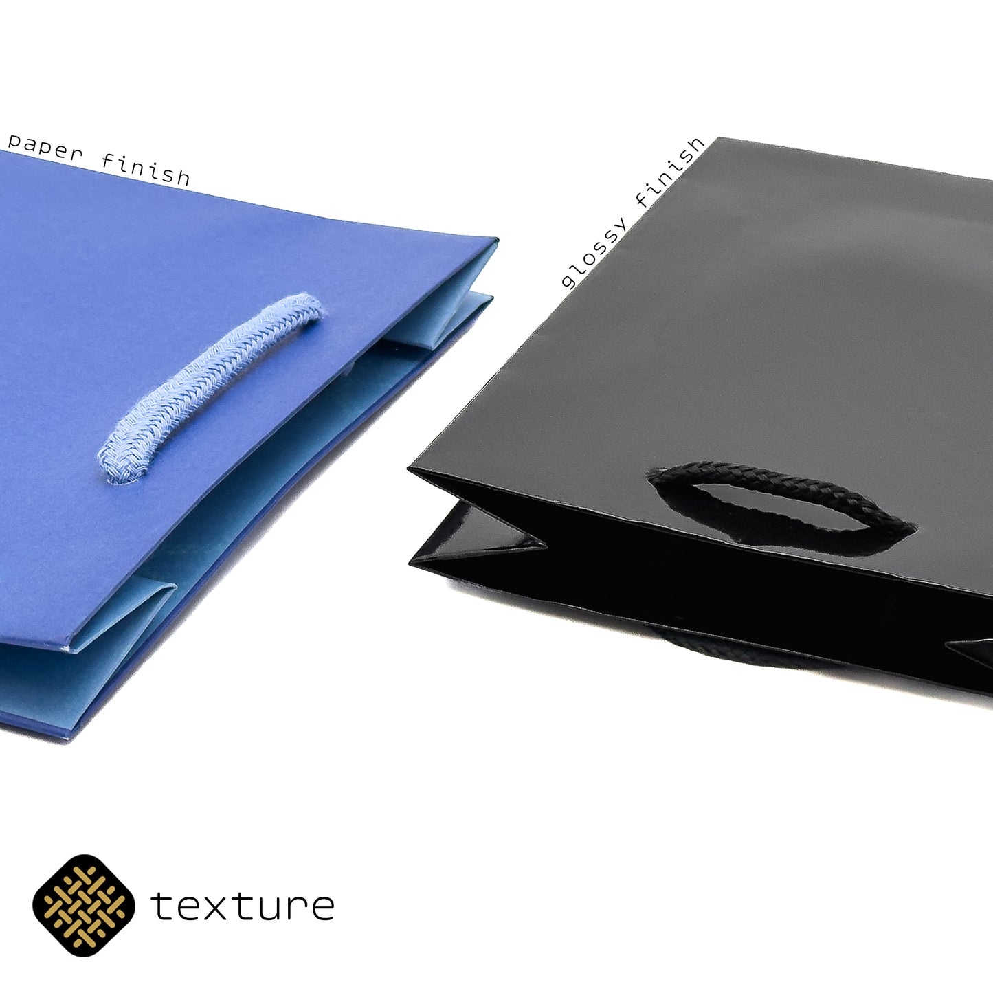 Modern | Eco-Friendly String Handle Paper Gift Bags | Affordable Packaging (Pack of 100)