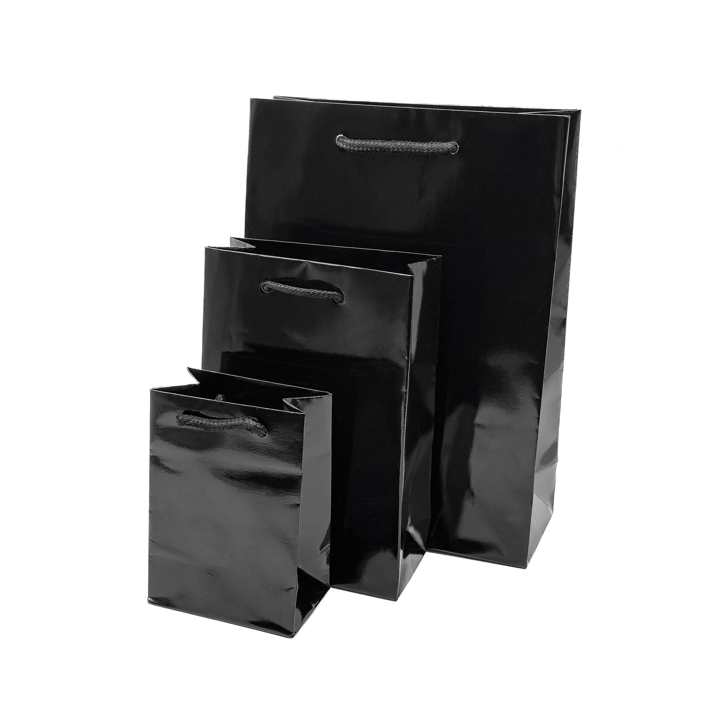 Modern | Eco-Friendly String Handle Paper Gift Bags | Affordable Packaging (Pack of 100)