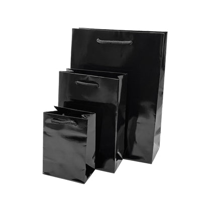 Modern | Eco-Friendly String Handle Paper Gift Bags | Affordable Packaging (Pack of 100)