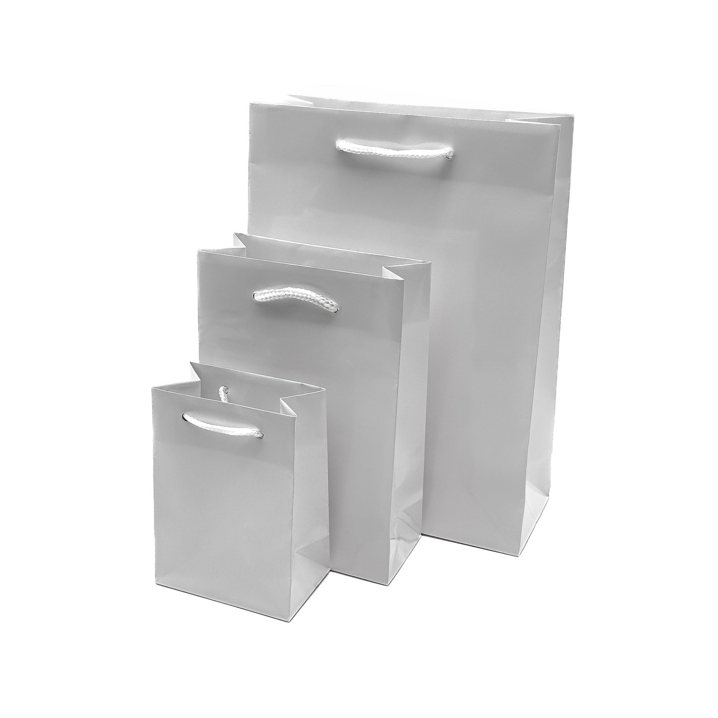 Modern | Eco-Friendly String Handle Paper Gift Bags | Affordable Packaging (Pack of 100)