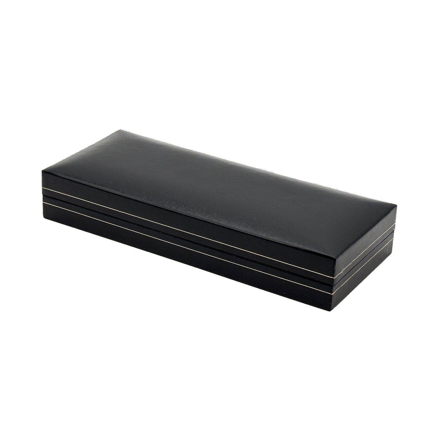 Modish | Luxury Parker Jotter Pen Case | Black Leatherette with Gold Tooling (Pack of 6)