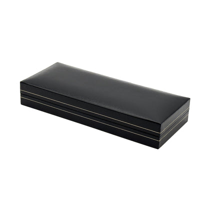 Modish | Luxury Parker Jotter Pen Case | Black Leatherette with Gold Tooling (Pack of 6)