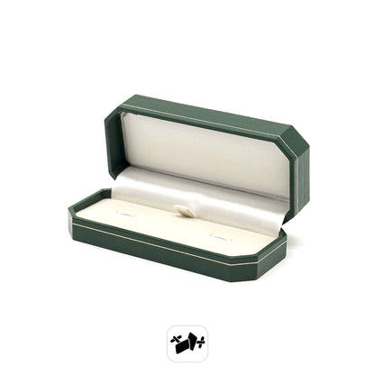 Mystique | Vintage Leatherette Cufflink Case with Gold Tooling (Pack of 12)